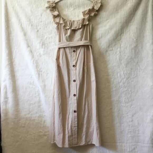 Cupshe Beige Off-Shouder Dress - Picture 2 of 9